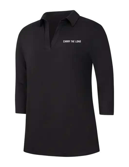 Womens Black Luxe Knit Tunic w/Carry The Load Logo