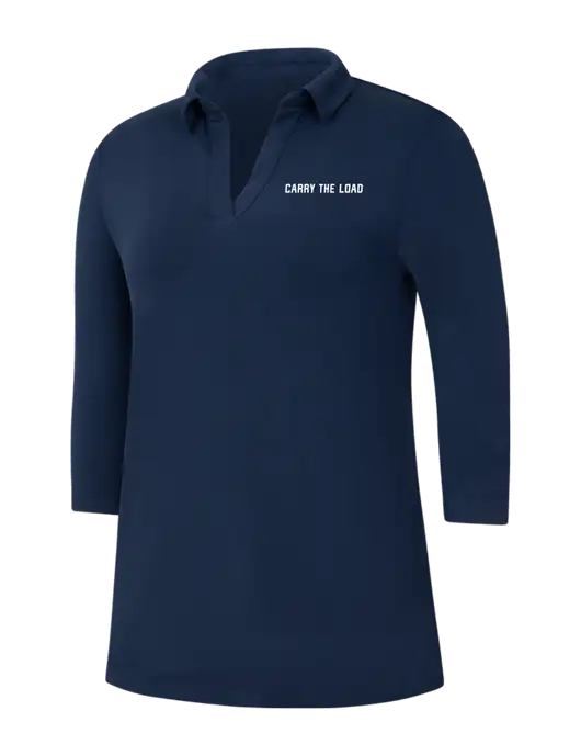 Navy Womens Luxe Knit Tunic w/Carry The Load Logo