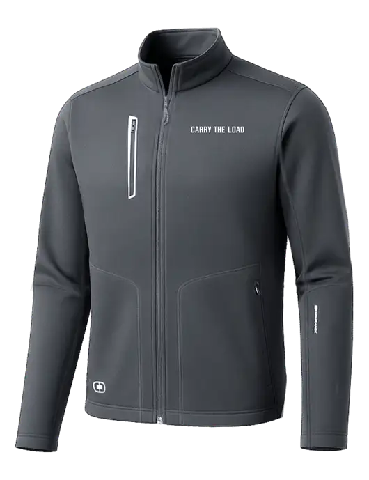 OGIO Dark Grey Endurance Fulcrum Full-Zip w/Carry The Load Logo