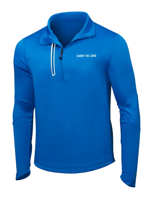 OGIO Electric Blue Endurance Fulcrum 1/4 Zip w/Carry The Load Logo
