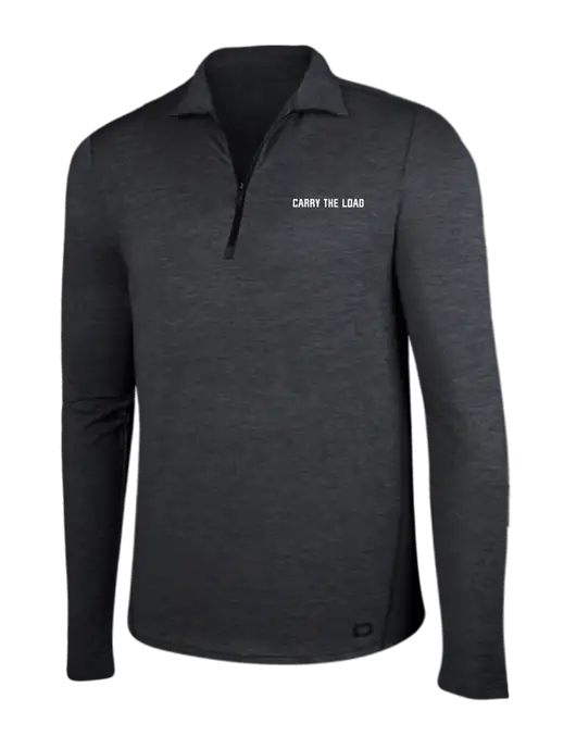 OGIO Blacktop Heather Endurance Force 1/4 Zip w/Carry The Load Logo