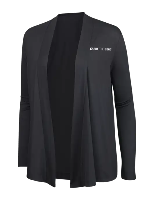 Smoke Grey Womens Concept Cardigan w/Carry The Load Logo