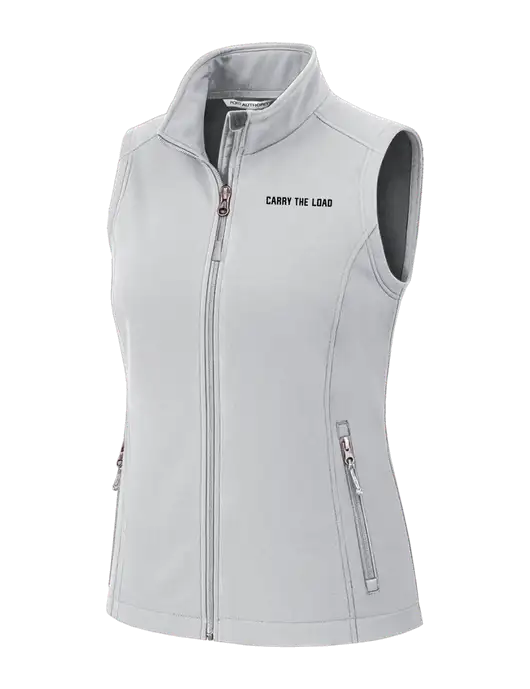 Marshmellow Womens Core Soft Shell Vest w/Carry The Load Logo
