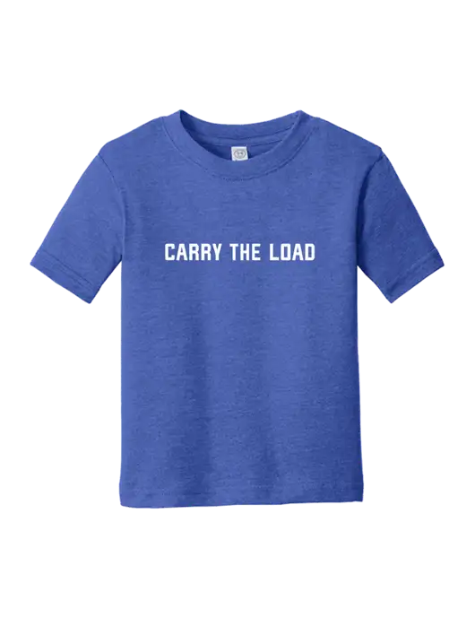 Rabbit Skins Vintage Royal Toddler Fine Jersey Tee w/Carry The Load Logo