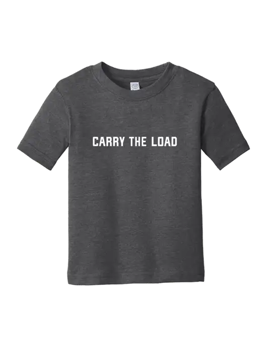 Rabbit Skins Vintage Smoke Toddler Fine Jersey Tee w/Carry The Load Logo