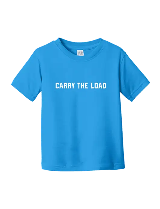 Rabbit Skins Cobalt Toddler Fine Jersey Tee w/Carry The Load Logo