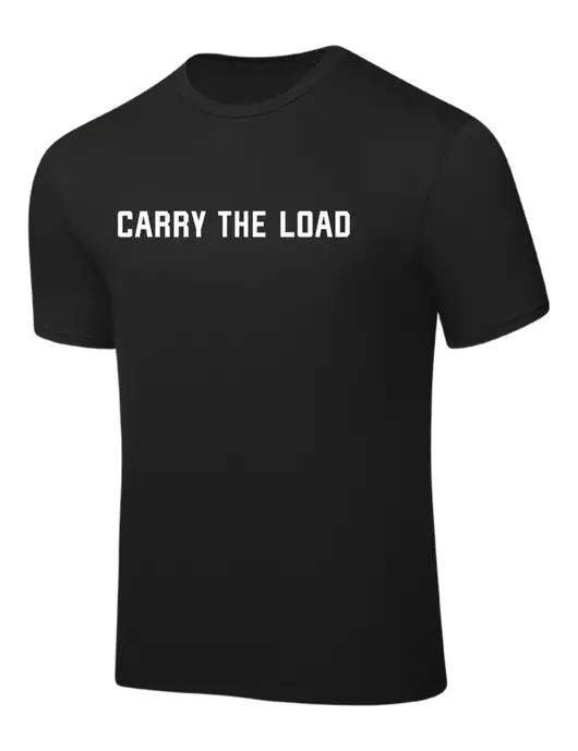 Black PosiCharge Competitor Tee w/Carry The Load Logo