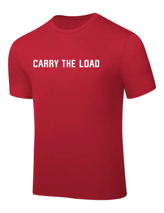 Red PosiCharge Competitor Tee w/Carry The Load Logo
