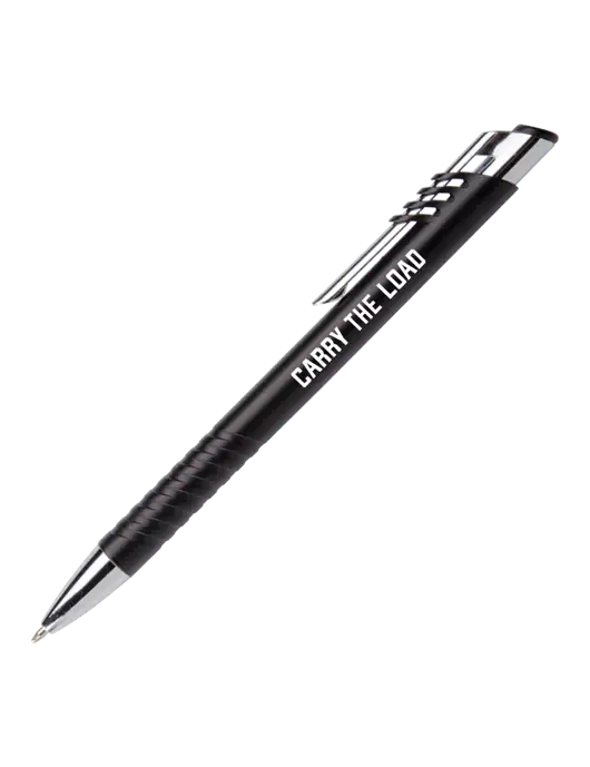 Schirhart Black Pen - Black Ink w/Carry The Load Logo