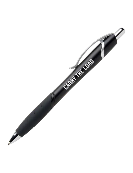Summerhill Black Pen - Black Ink w/Carry The Load Logo