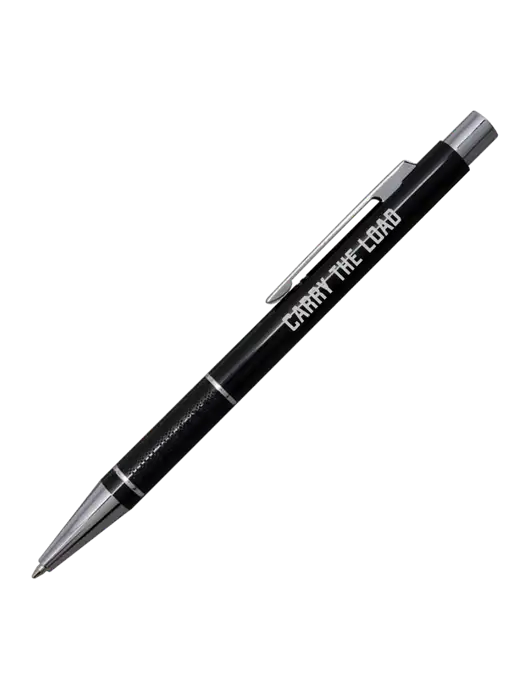 St George Black Pen - Blue Ink w/Carry The Load Logo