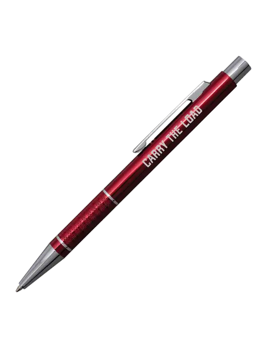 St George Red Pen - Blue Ink w/Carry The Load Logo