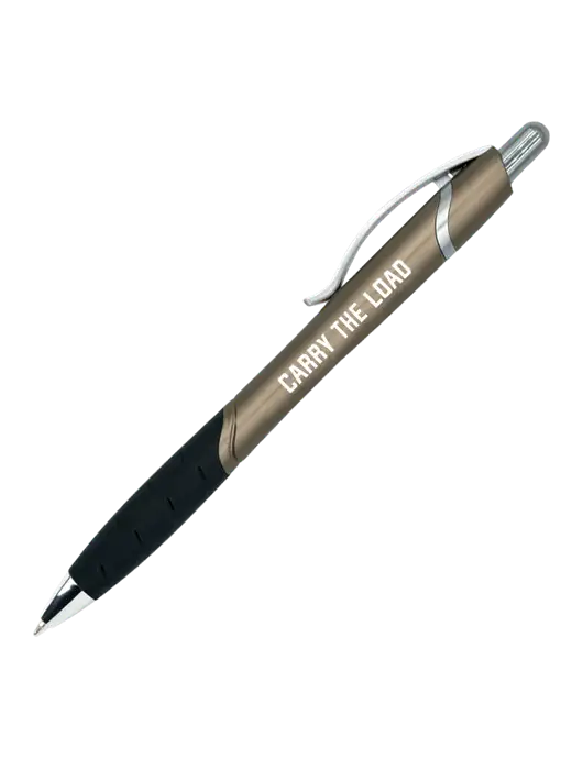 Summerhill Grey Pen - Black Ink w/Carry The Load Logo