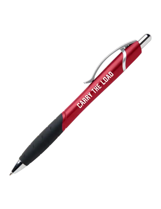 Summerhill Red Pen - Black Ink w/Carry The Load Logo