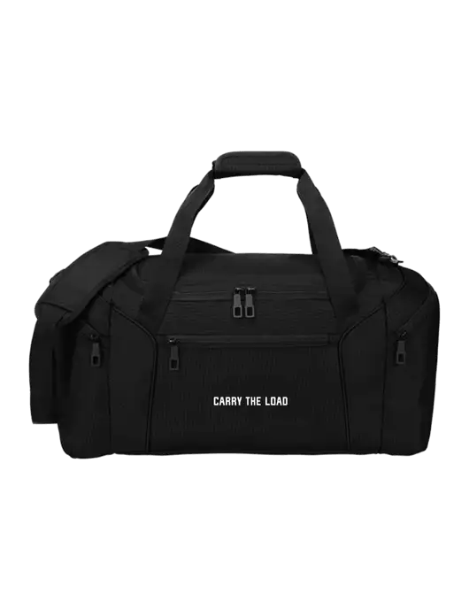 Slim & Lite Black Duffel    w/Carry The Load Logo