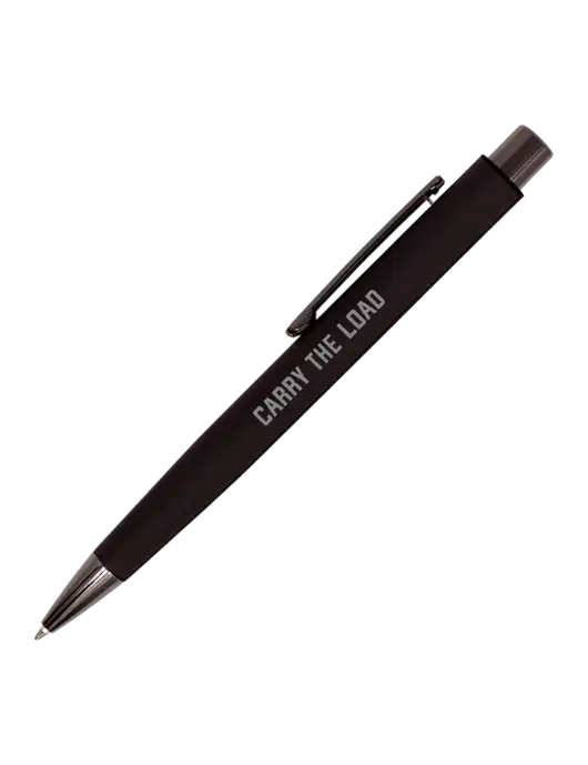 Moana Comfort Black - Black Ink w/Carry The Load Logo