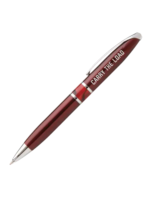 Illusion Dark Cardinal Pen - Black Ink w/Carry The Load Logo
