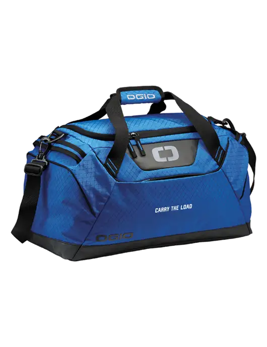 OGIO Royal Blue Catalyst Duffle
 w/Carry The Load Logo