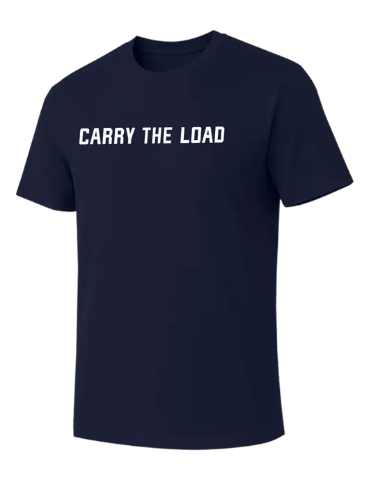 Allmade Dark Navy Organic Cotton Tee w/Carry The Load Logo