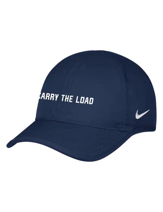 Nike Navy Featherlight Cap w/Carry The Load Logo