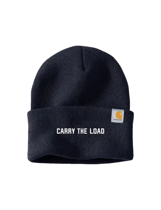 Carhartt Navy Watch Cap 2.0 w/Carry The Load Logo