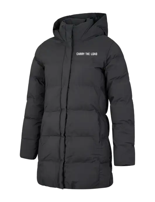 Mercer+Mettle Womens Dark Grey Puffy Parka  w/Carry The Load Logo