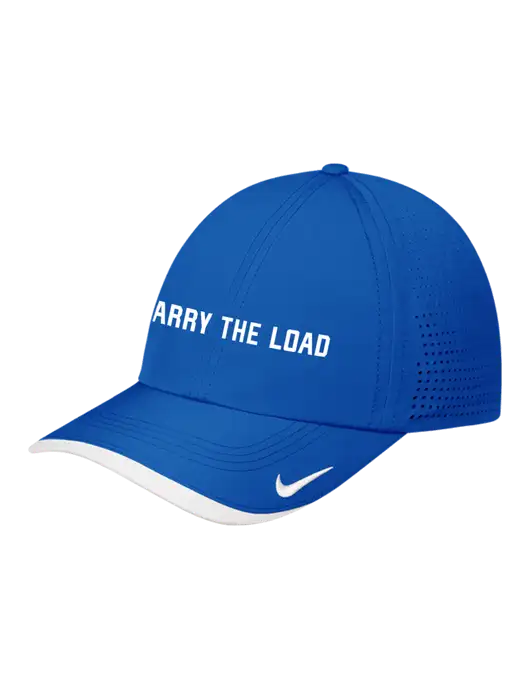 Nike Royal/White Dri-FIT Perforated Performance Cap w/Carry The Load Logo