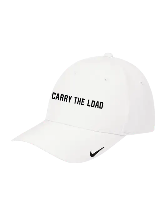 Nike White Dri-FIT Legacy Cap w/Carry The Load Logo