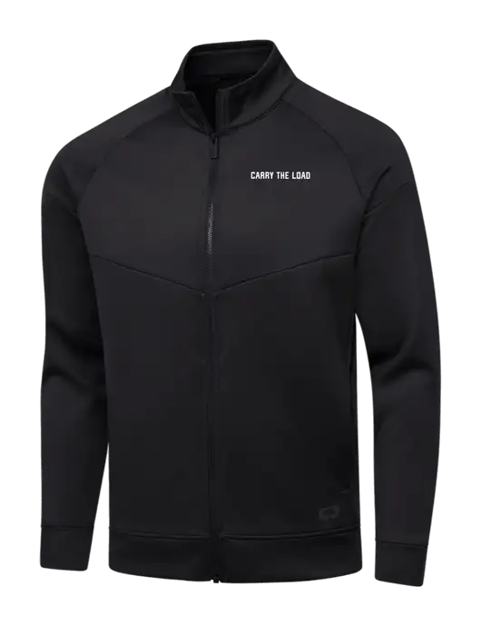 OGIO Black Endurance Modern Performance Full-Zip w/Carry The Load Logo