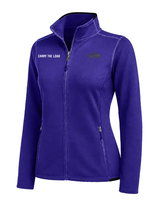 The North Face Womens Dark Royal Skyline Full-Zip Fleece Jacket w/Carry The Load Logo