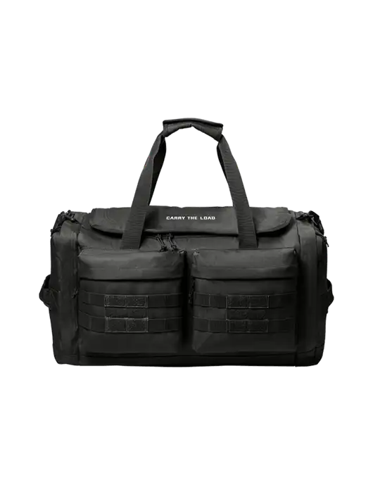 CornerStone Black Tactical Duffel w/Carry The Load Logo