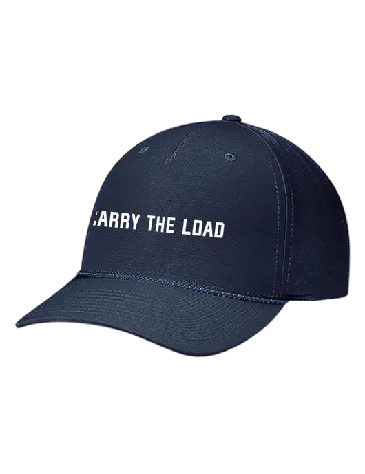 Richardson Laser Perf Performance Dark Navy/Navy-Grey-Blue Rope Cap w/Carry The Load Logo