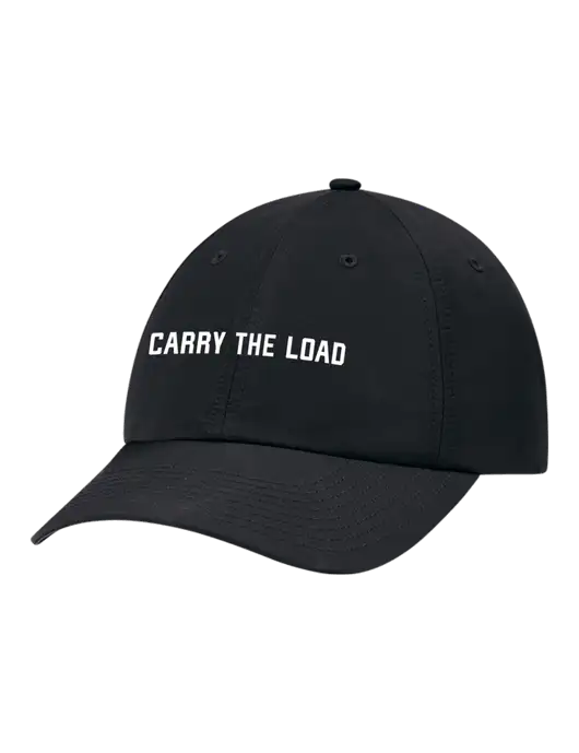 Richardson Relaxed Performance Lite Black Cap w/Carry The Load Logo