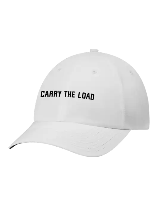 Richardson Relaxed Performance Lite White Cap w/Carry The Load Logo