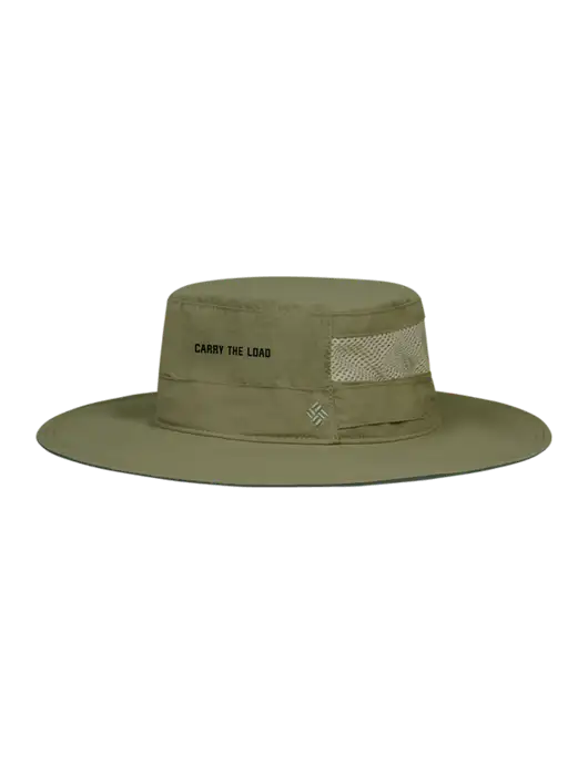 Columbia Dark Tan Bora Bora Booney  Hat w/Carry The Load Logo