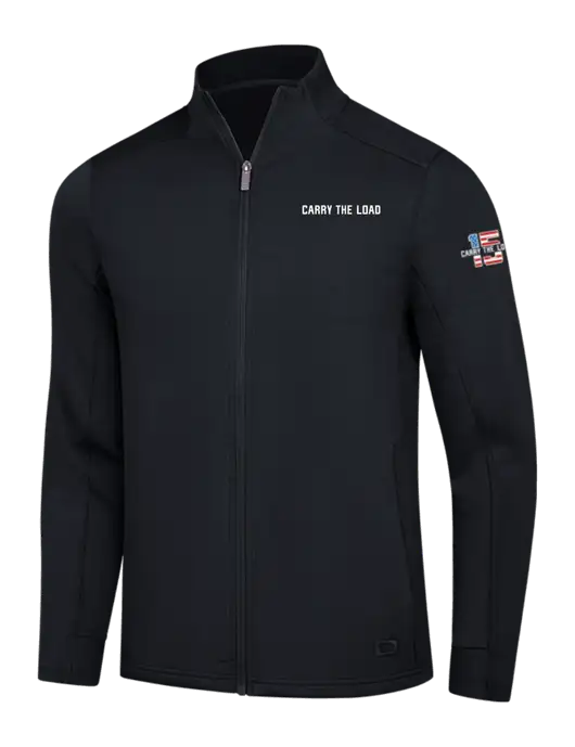 OGIO Black Transcend Full-Zip w/Carry The Load Logo, 15 Year Logo