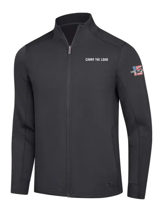 OGIO Dark Grey Transcend Full-Zip w/Carry The Load Logo, 15 Year Logo