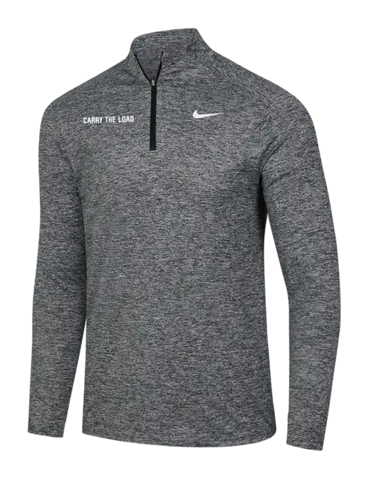 Nike Black Heather Dri-FIT Element 1/2-Zip Pullover w/Carry The Load Logo