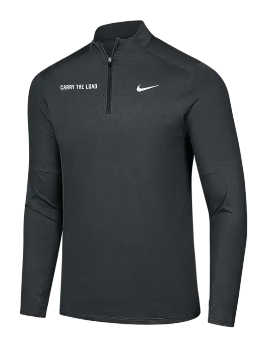 Nike Dark Grey Dri-FIT Element 1/2-Zip Pullover w/Carry The Load Logo