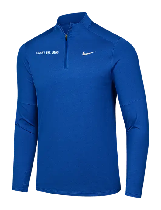 Nike Royal Dri-FIT Element 1/2-Zip Pullover w/Carry The Load Logo