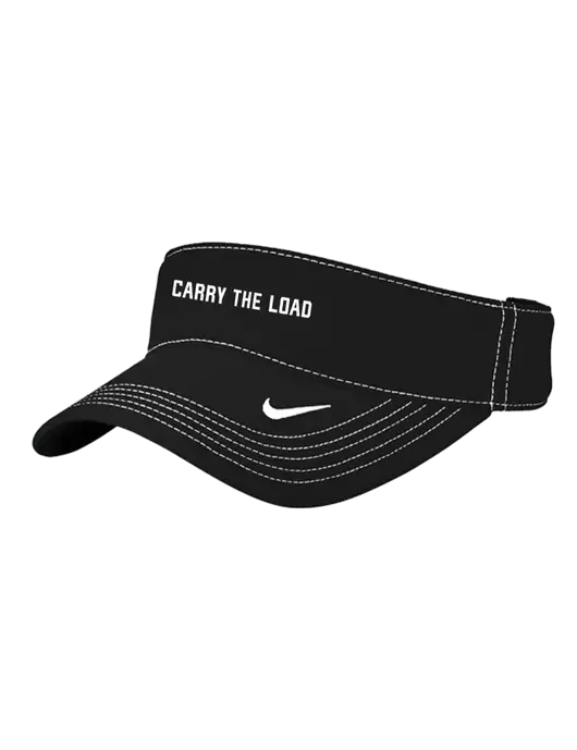 Nike Black Dri-FIT Ace Visor w/Carry The Load Logo