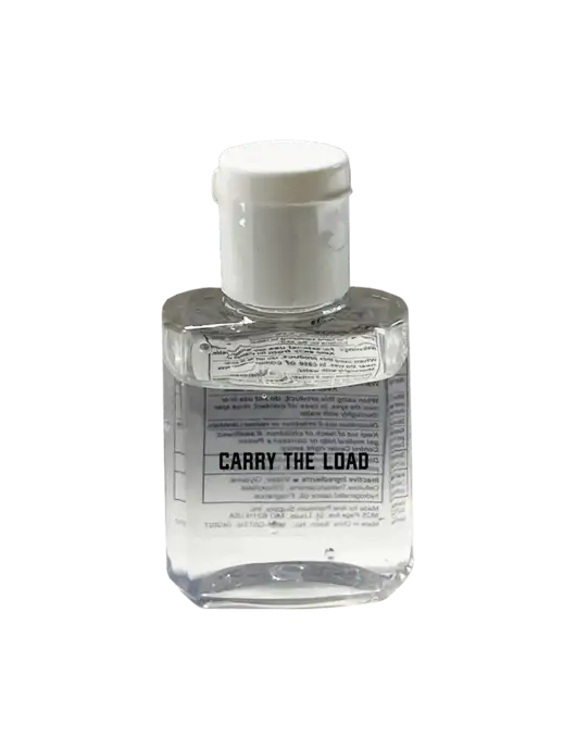 Mini Hand Sanitizer w/Carry The Load Logo