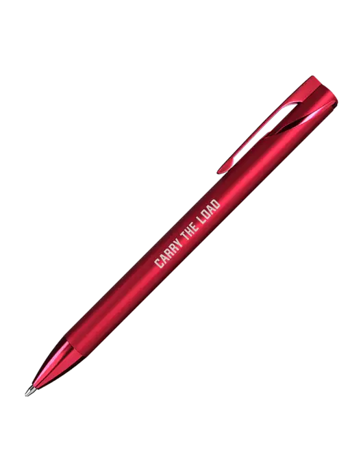 Red HyperNova Ballpoint Pen - Black Ink w/Carry The Load Logo