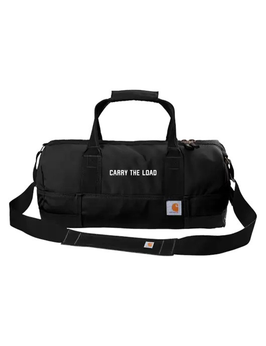 Carhartt Black Foundry Series 20” Duffel w/Carry The Load Logo