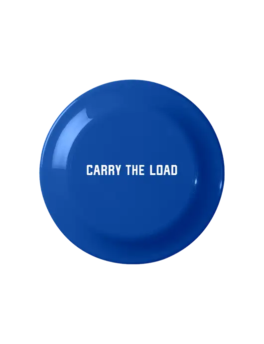 Fun Dark Royal Blue Flying Disc w/Carry The Load Logo