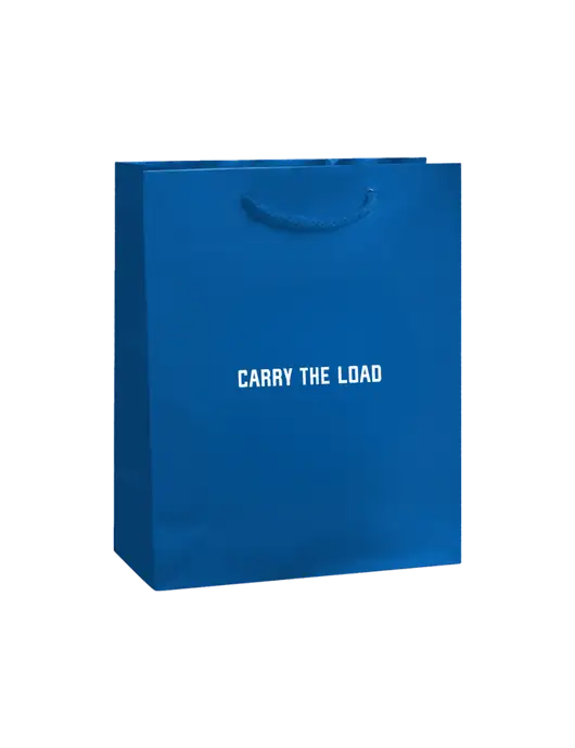 Royal Gift Bag Gloss 8x10 w/Carry The Load Logo