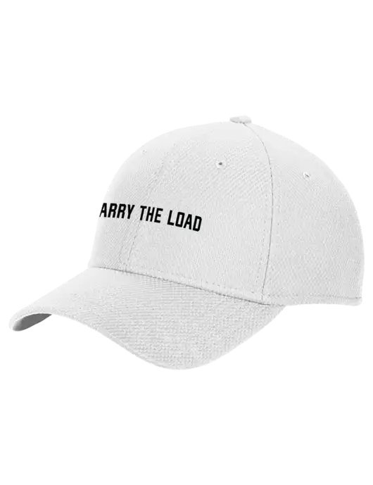 New Era Diamond Era White Stretch Cap w/Carry The Load Logo