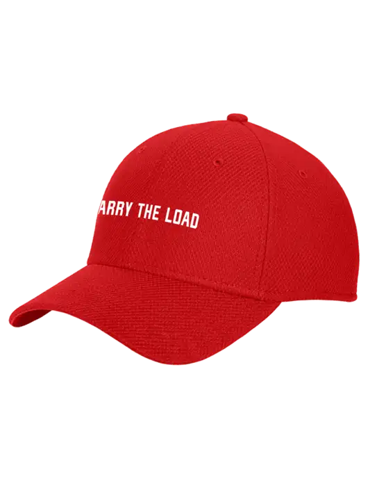 New Era Diamond Era Red Stretch Cap w/Carry The Load Logo