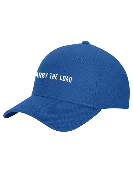 New Era Diamond Era Dark Royal Stretch Cap w/Carry The Load Logo