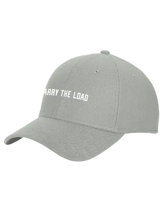 New Era Diamond Era Medium Grey Stretch Cap w/Carry The Load Logo